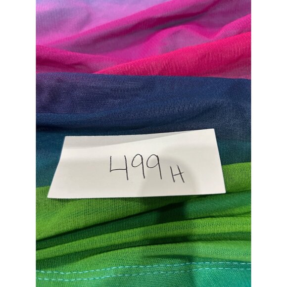 Fashion To Figure Multicolor One-Shoulder Dress Size 3 Polyester Spandex Blend - Picture 7 of 7